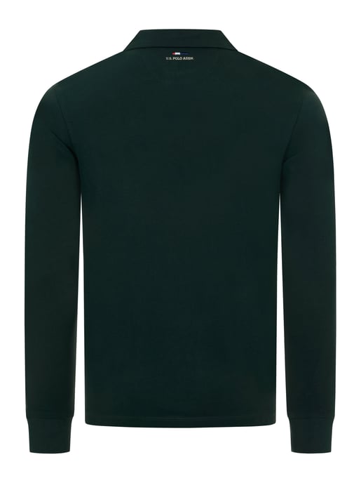 U.S. POLO ASSN. Herren Langarm-Poloshirt – 100% Baumwolle mit Logo-Stickerei - Image 3