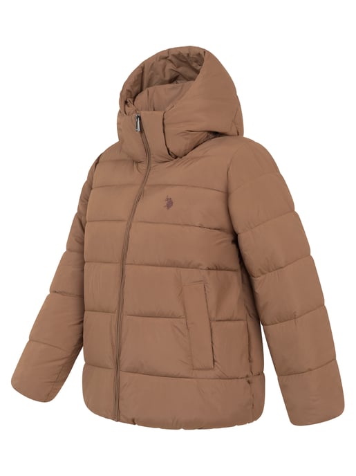 U.S. POLO ASSN. Damen Winter-Steppjacke – mit gefütterter Kapuze & Stehkragen - Image 2