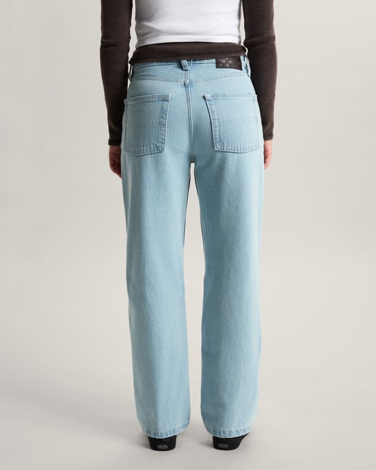 Check 5 Mid Rise Straight Jeans - Image 4