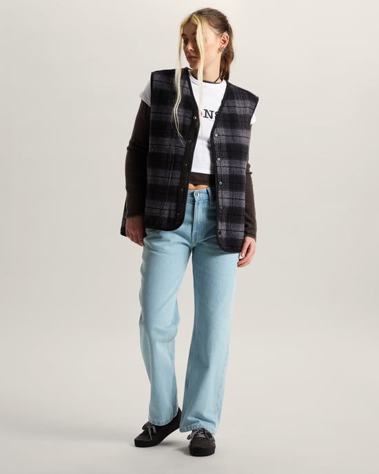 Check 5 Mid Rise Straight Jeans - Image 6