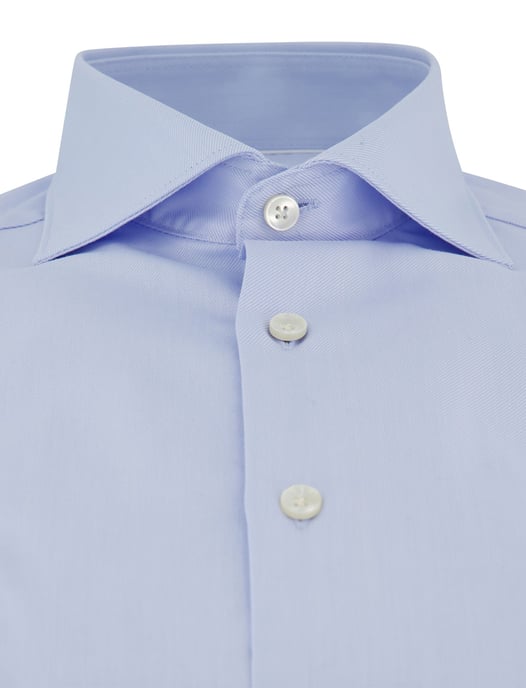 John Miller Tailored Fit hellblaues bügelfreies Hemd - Image 3