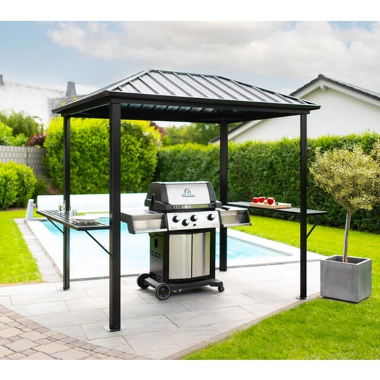 Sojag Dakota 68 Aluminium-Grillpavillon mit 2 Seitenablagen 2x2,5 m - Image 2