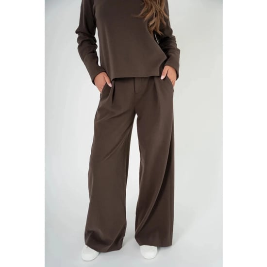 Corel Amsterdam ella Hose weit milano brush flannel 1009-3353 20 Braun - Image 1