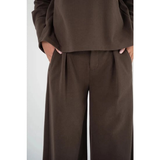 Corel Amsterdam ella Hose weit milano brush flannel 1009-3353 20 Braun - Image 3