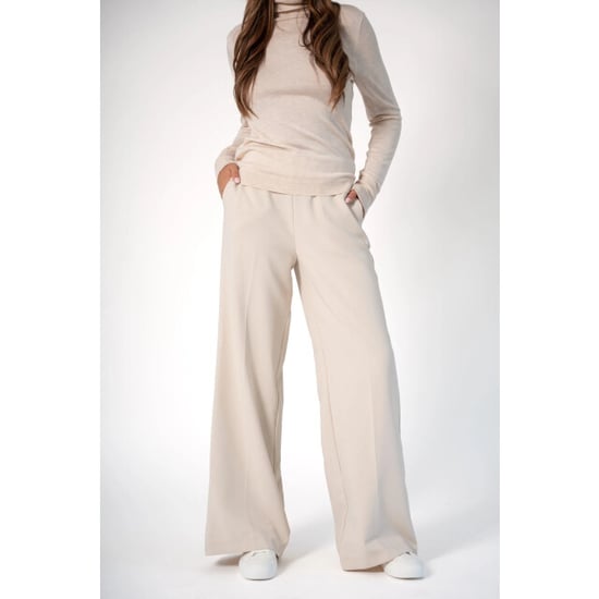 Corel Amsterdam Lior Wide-Leg-Hose Uni Destri 1007-8701 02 dessert - Image 1