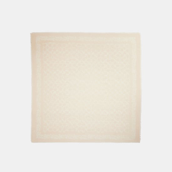 Signature Rose Meadow Print Oversized Quadratischer Schal - Image 1