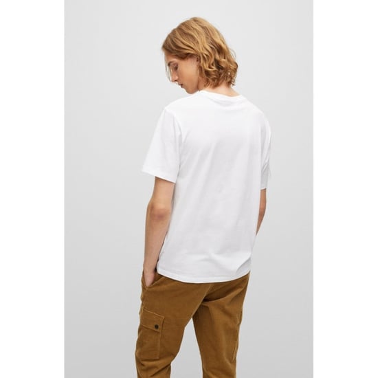 HUGO Dero222 Logo T-Shirt, Weiß - Image 4