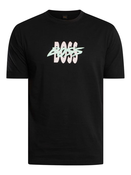 BOSS Te Bass Grafik-T-Shirt, Schwarz - Image 6