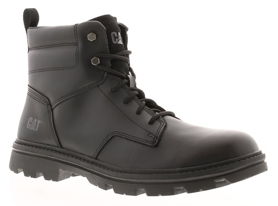 Caterpillar Herren Smarte Stiefel Practitioner Mid Leder Schnürschuh schwarz - Image 1