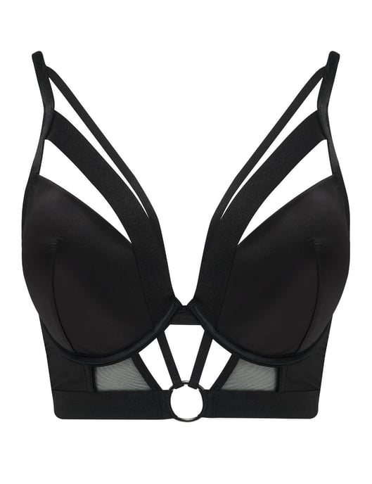 Contradiction By Pour Moi Obsessed Longline-Push-up-BH – Schwarz - Image 2