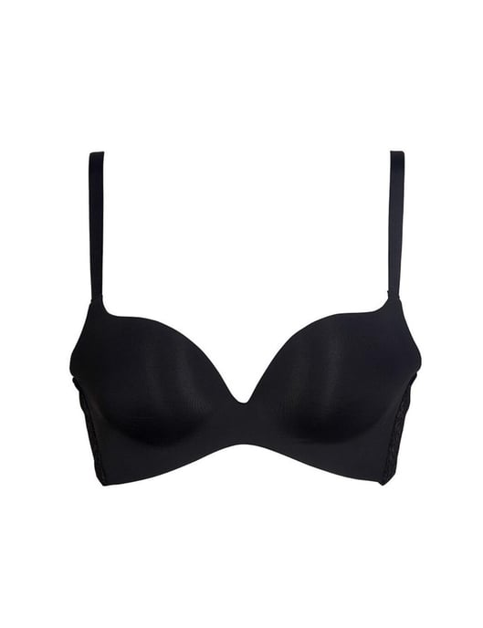 After Eden Basic Bügeloser Push-up-BH – Schwarz - Image 3