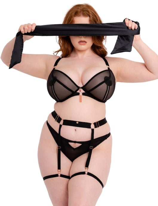 Scantilly by Curvy Kate Rules of Distraction Augenbinde – Schwarz - Image 1