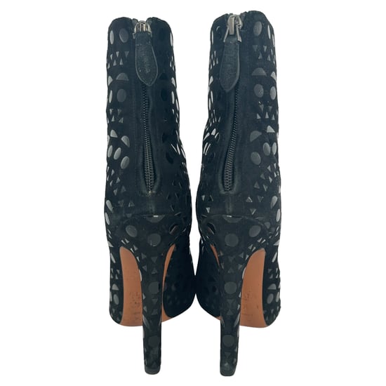 Alaïa Vienne Stiefel aus schwarzem Veloursleder - Image 6