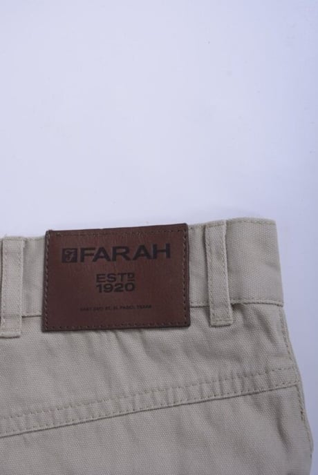 FARAH CLASSIC FABS5029 Herrenhose mit flacher Vorderseite, geradem Schnitt, Khaki 363, Baumwolltwill - Image 2