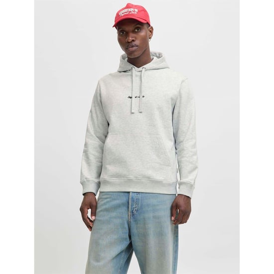 Jack and Jones Herren-Hoodie in Weiß meliert - Image 2