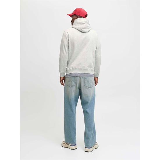 Jack and Jones Herren-Hoodie in Weiß meliert - Image 3