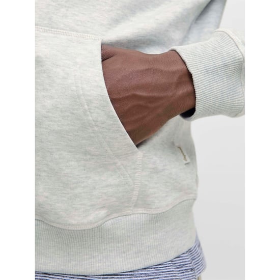 Jack and Jones Herren-Hoodie in Weiß meliert - Image 4