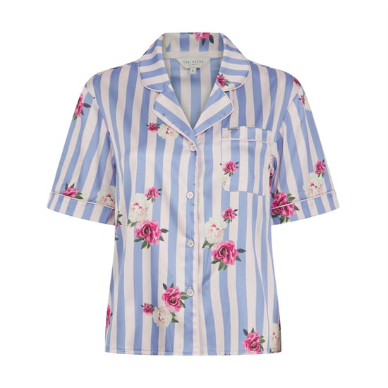 Ted Baker Satin-Kurzarm-Pyjama für Damen in EasterEgg/Print - Image 2