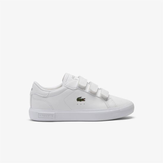 Lacoste - "Powercourt" Sneaker für Kinder (Weiß) - Image 1