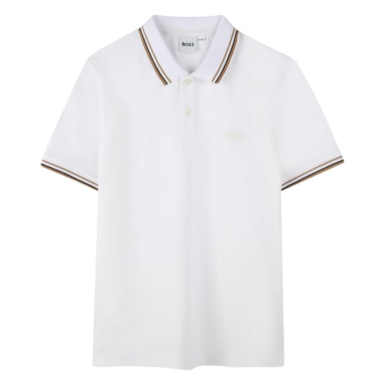 Boss - Poloshirt für Kinder (Weiß) - Image 1