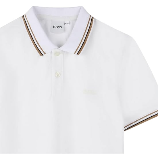 Boss - Poloshirt für Kinder (Weiß) - Image 3