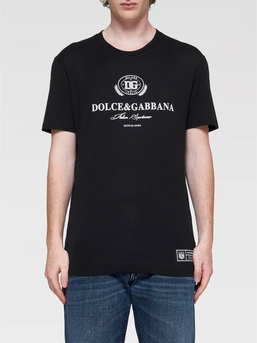Dolche&Gabanna Weißes T-Shirt mit Patch-Logo - Image 2