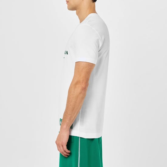 Men's Dolce And Gabbana Logo Print Cotton T-Shirt in White - Image 2