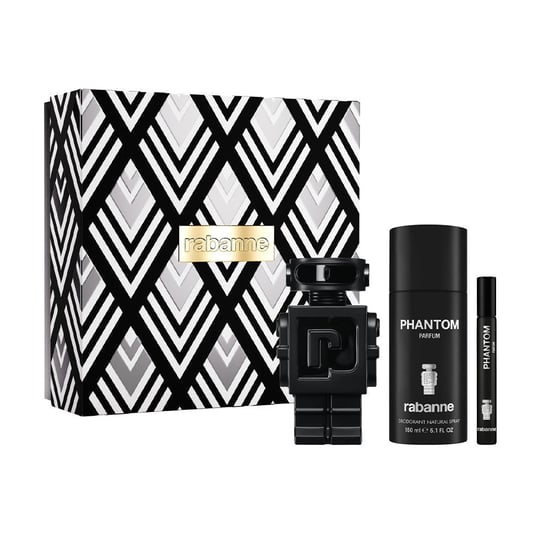Paco Rabanne Phantom Parfum Weihnachts-Geschenkset (Parfum Spray 100ml + Deodorant Spray 150ml + Parfum 10ml) - Image 1
