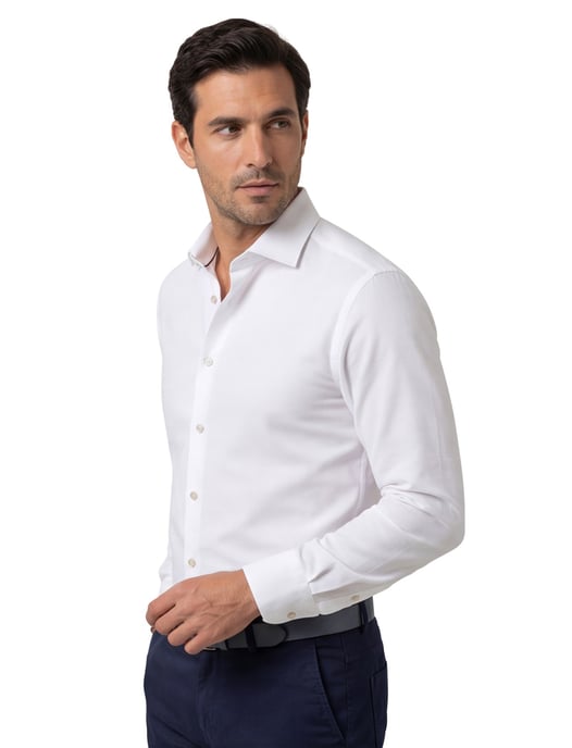 OLYMP Cremefarbenes Slim-Fit-Hemd - Image 2