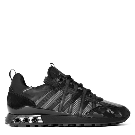 Cruyff Fearia Hex-Tech Herren-Sneaker in Schwarz-Camouflage - Image 1