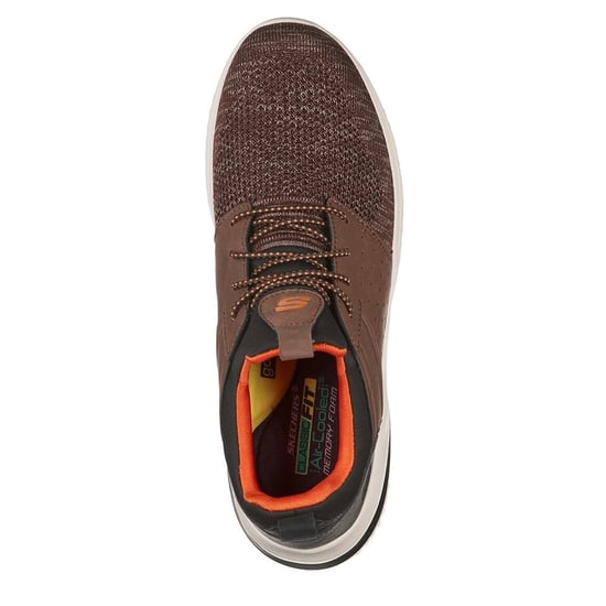 Skechers Herren Low-Top-Sneaker 3.0 in Schokoladenbraun - Image 5