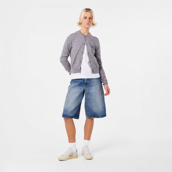 Veja VEJA V Leather Court Sneaker für Damen in Weiß/Grau - Image 6