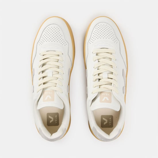 Veja VEJA Bastle Leder-Court-Sneaker für Damen in Weiß/Grau - Image 5