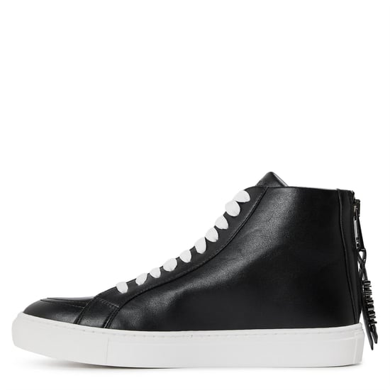 Herren-Moschino-Court-Trainer in Schwarz - Image 2
