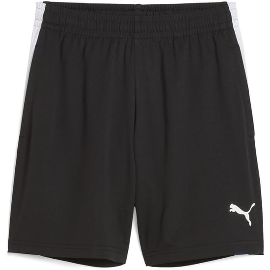 Puma Individualliga Trainingsfußballshorts für Jungen in Blk-Wht-UltrBlu - Image 1