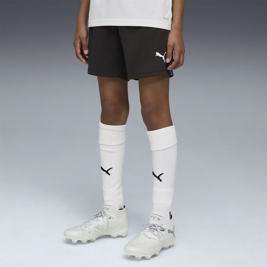Puma Individualliga Trainingsfußballshorts für Jungen in Blk-Wht-UltrBlu - Image 3