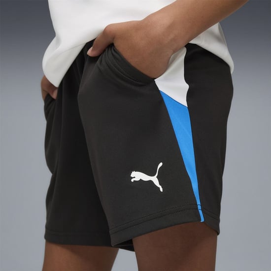 Puma Individualliga Trainingsfußballshorts für Jungen in Blk-Wht-UltrBlu - Image 5