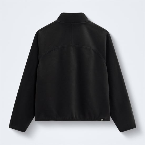 Berghaus Bamburgh Damen-Sweatshirt mit Mock-Kragen, hohem Kragen und langen Ärmeln in SCHWARZ - Image 2