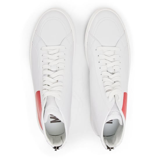 Moschino Herren Court Sneaker in Weiß - Image 4