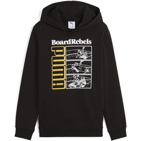 Puma Kids Mid90s Jungen-Pullover mit Kapuze in Puma Black - Image 1