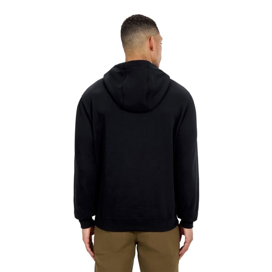 Berghaus Herren Wordmark Kapuzen-Sweatshirt mit Rundhalsausschnitt und langen Ärmeln in SCHWARZ/SCHWARZ - Image 4
