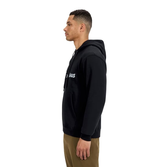 Berghaus Herren Wordmark Kapuzen-Sweatshirt mit Rundhalsausschnitt und langen Ärmeln in SCHWARZ/SCHWARZ - Image 5