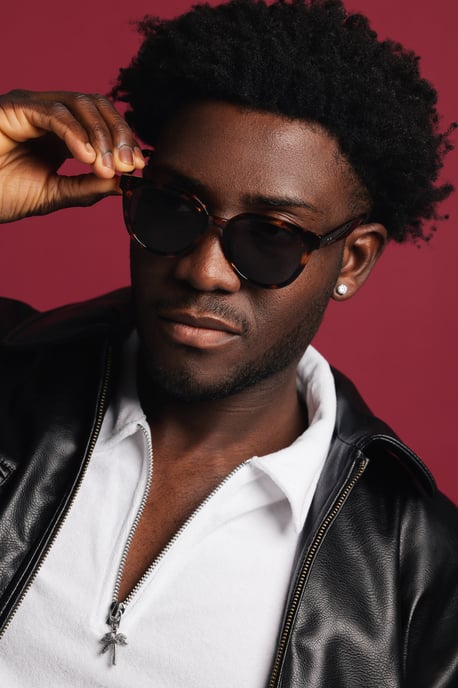 Marc Lauder Sonnenbrille in Rot-Schildpatt-Optik - Image 6