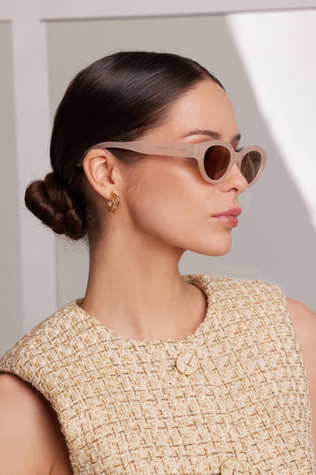 Isabella Ford Champagner Sonnenbrille - Image 4