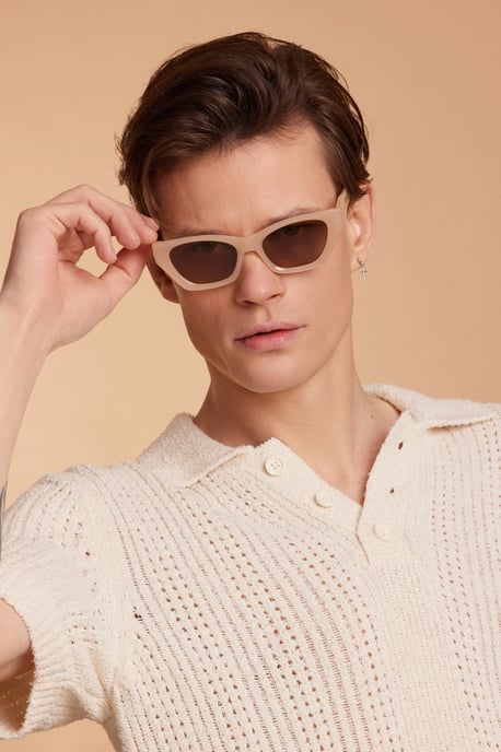 Philipp Blanc Champagner Sonnenbrille - Image 4