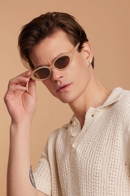 Philipp Blanc Champagner Sonnenbrille - Image 4