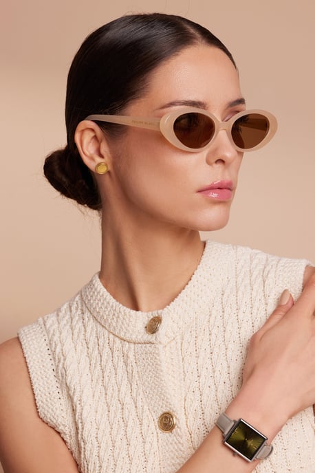 Philipp Blanc Champagner Sonnenbrille - Image 5