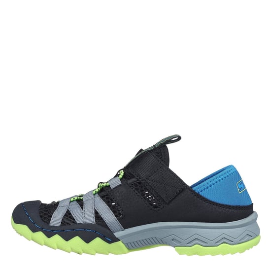 Skechers Whipsaw Jungen-Turnschuhe in Schwarz/Blau/Lime - Image 2