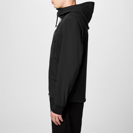 C.P. Company Herren Goggle Softshelljacke Schwarz 999 - Image 5