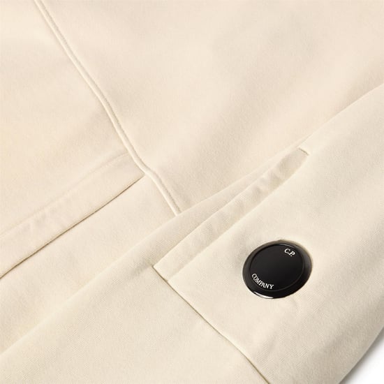 C.P. Company Herren Micro Lens Kapuzenpullover zum Überziehen in Frozen Dew 114 - Image 5